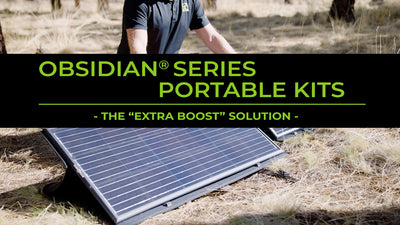 Introducing the Zamp Solar OBSIDIAN® SERIES Portable Combo Kit