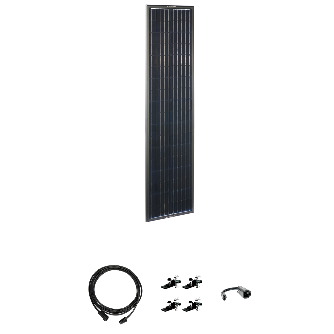 Zamp Solar OBSIDIAN® SERIES 90 Watt Long Solar Panel